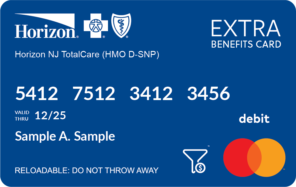 Horizon Extra Benefits Card Horizon Blue Cross Blue Shield of New Jersey